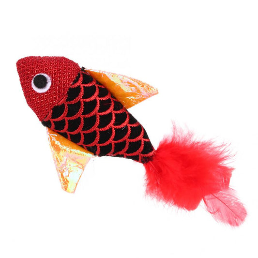 Fish Pattern Funny Cat Stick